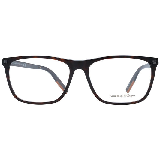 Ermenegildo Zegna Brown Men Optical Frames ER-1053508