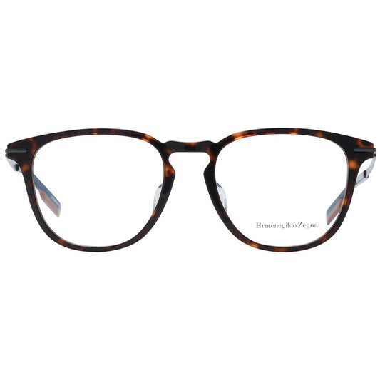 Ermenegildo Zegna Brown Men Optical Frames ER-1053512
