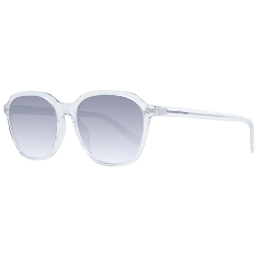 Ermenegildo Zegna White Men Sunglasses Ermenegildo Zegna Light Gray