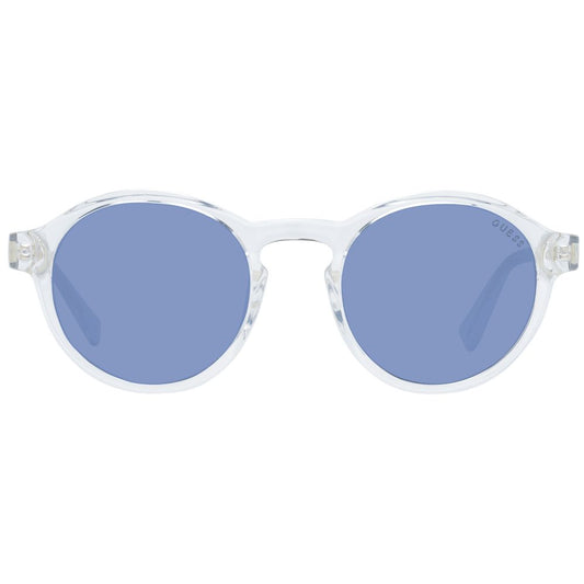 Guess White Men Sunglasses Guess Light Slate Gray