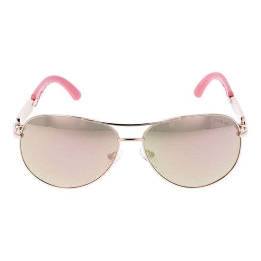 Guess Rose Gold Women Sunglasses Guess Gray