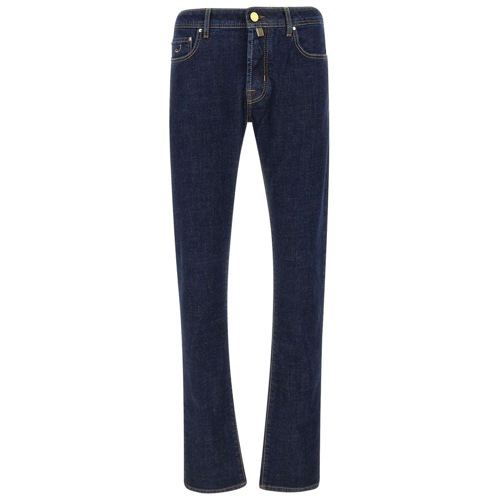 Jacob Cohen Blue Cotton Jeans Denim
