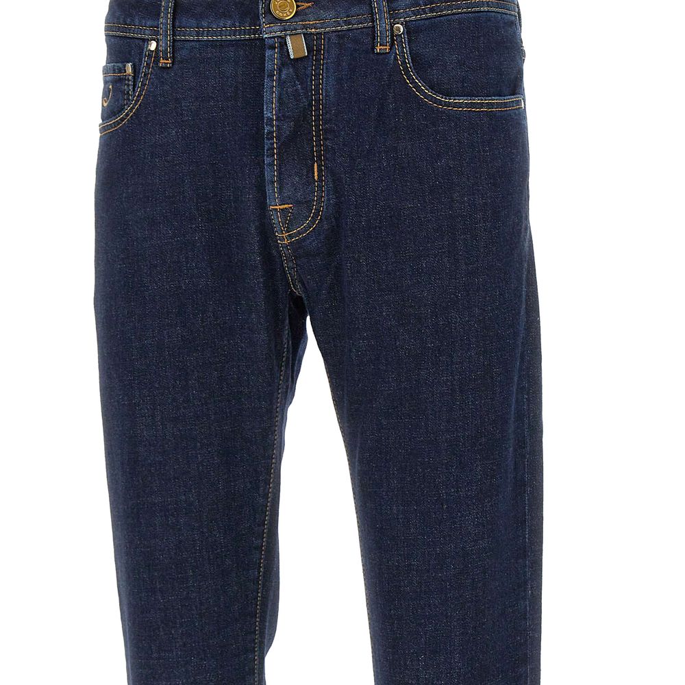 Jacob Cohen Blue Cotton Jeans Denim