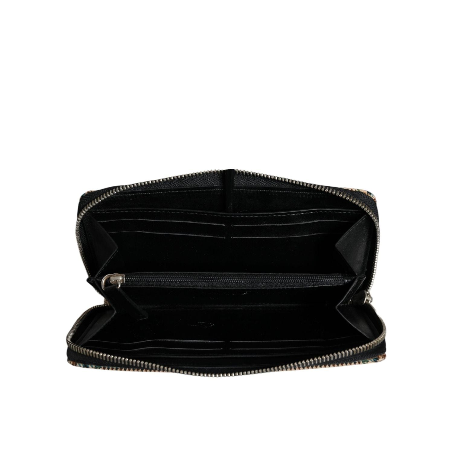 Front view with bag zipped and handles upright.