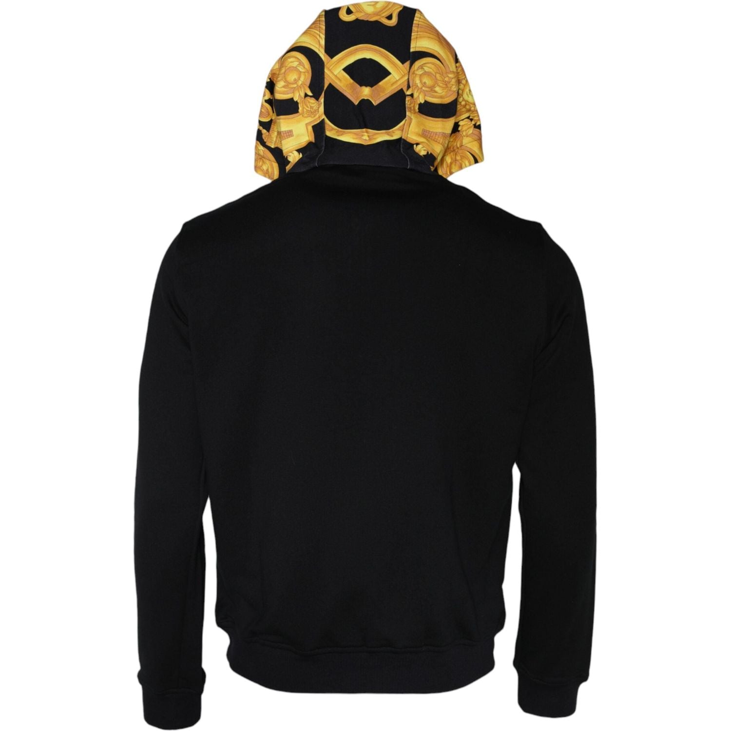 Versace Black Medusa Print Cotton Full Zip HoodieSweatshirt Sweater