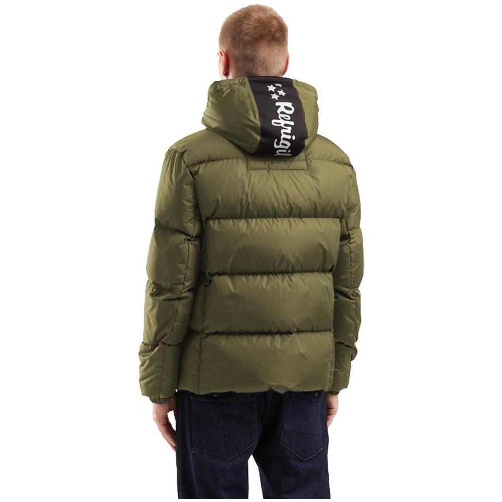 Refrigiwear Green Nylon Men Jacket