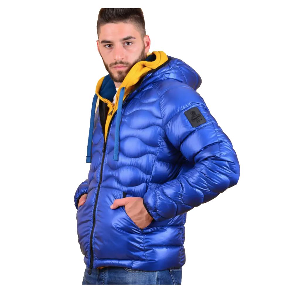 Refrigiwear Blue Nylon Men Jacket