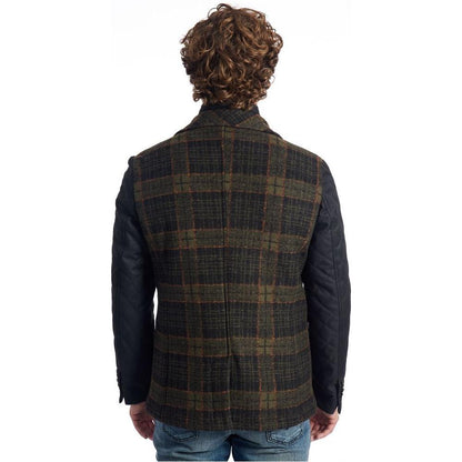Roberto Pepe Luxury Brown Wool Men Jacket