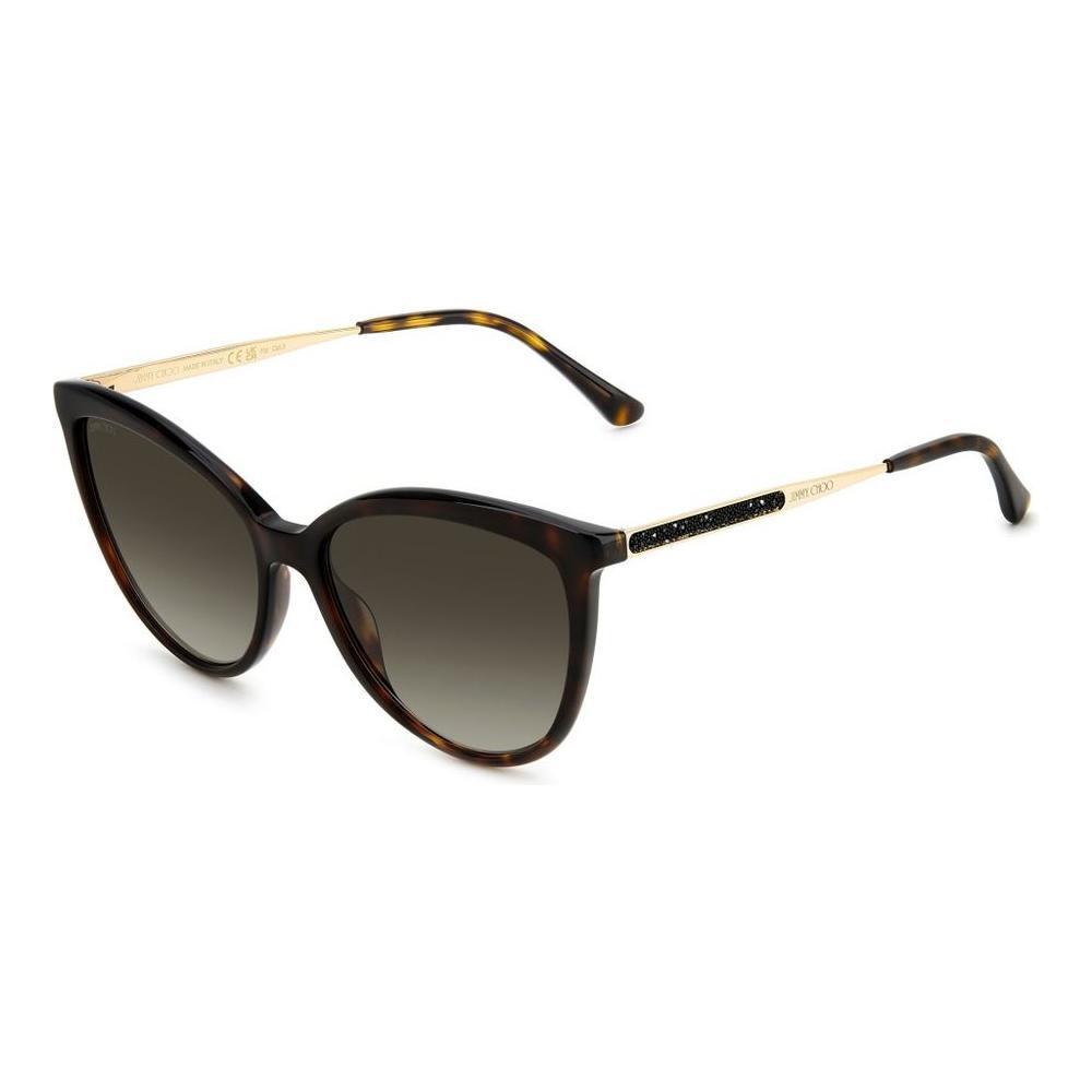 Jimmy Choo Brown Metal Sunglasses JCBELINDAS086AC