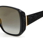 Jimmy Choo Black Plastic Sunglasses JCCLOES62807FQAC