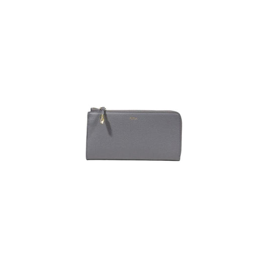 Furla Gray Leather Wallet Furla Dim Gray