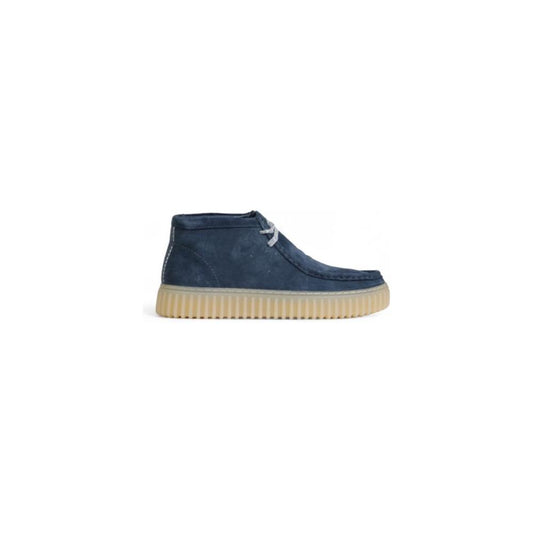 Clarks Blue Suede Leather Casual Clarks Dark Slate Gray