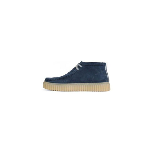Clarks Blue Suede Leather Casual Clarks Dark Slate Gray