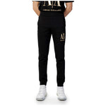 Armani Exchange Black Cotton Joggers Workout Pant AR-10432200009-IT42 | XS
