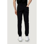 Armani Exchange Black Cotton Joggers Workout Pant AR-10432200009-IT42 | XS