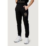 Armani Exchange Black Cotton Joggers Workout Pant AR-10432200009-IT42 | XS