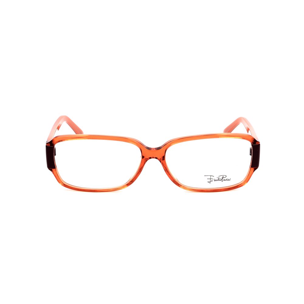 Emilio Pucci Orange Plastic Glasses (Frames)