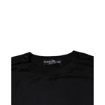 Dolce & Gabbana Black Long Sleeve Crew Neck Pullover Sweater TSH87079-46