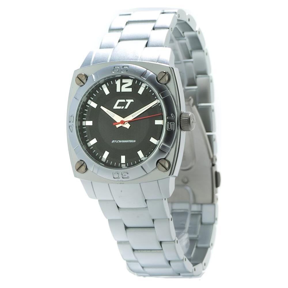 Chronotech Silver Aluminum Dress Watch