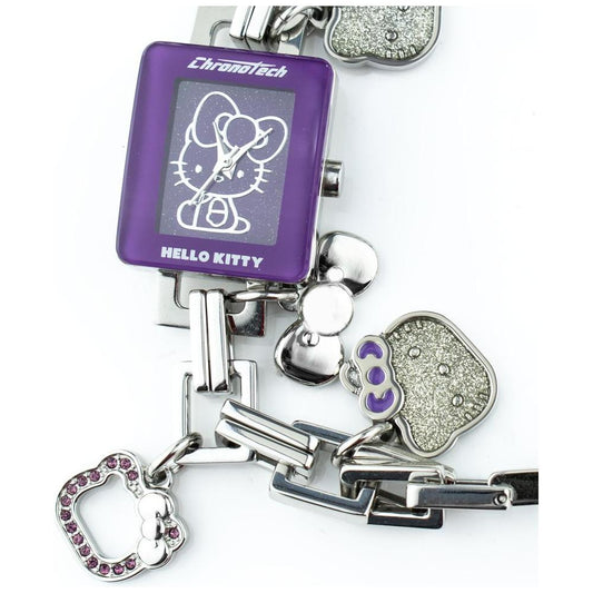Chronotech Silver Stainless Steel Watch Chronotech Lavender
