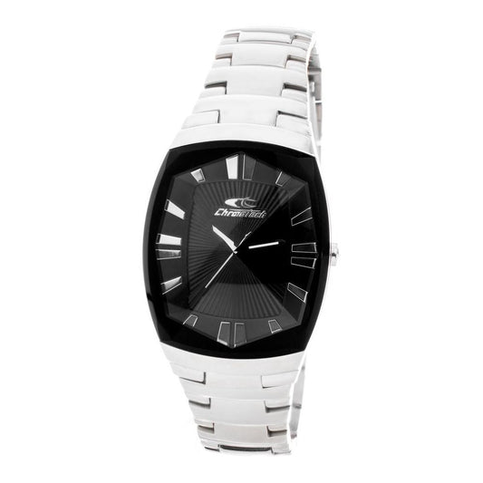 Chronotech Silver Stainless Steel Watch Chronotech Dark Slate Gray