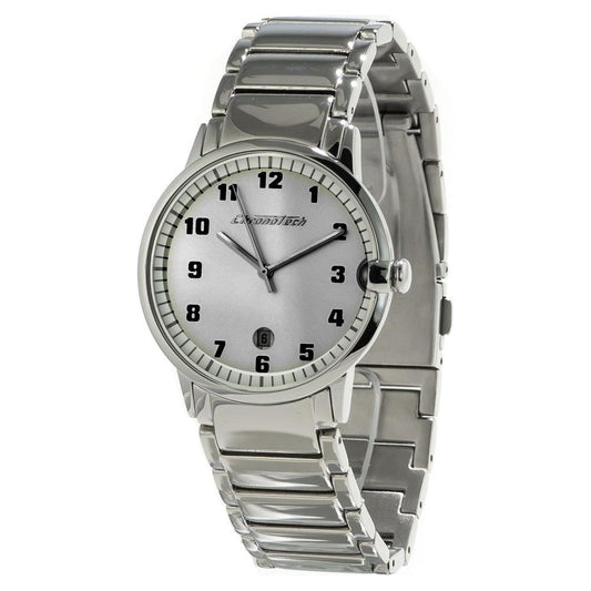 Chronotech Silver Stainless Steel Watch Chronotech Dark Gray
