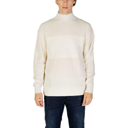 Calvin Klein Jeans Cream Cotton Sweater