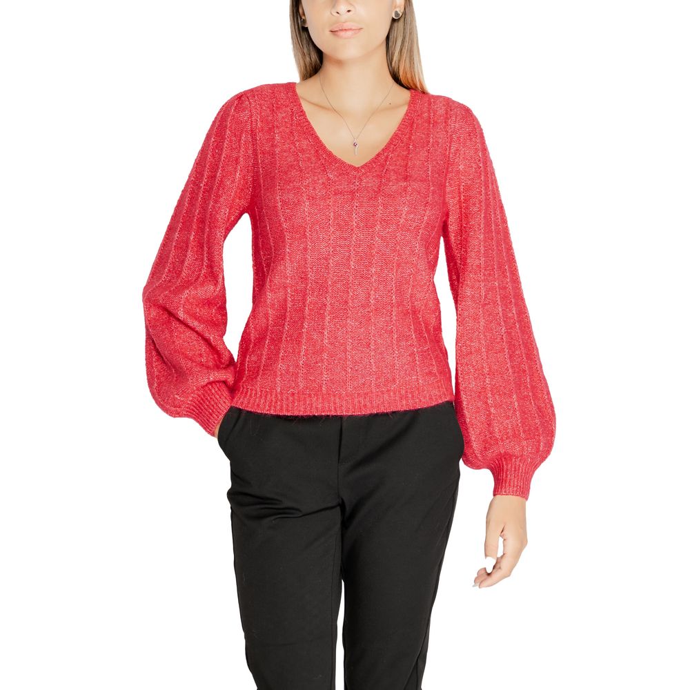 Guess Pink Polyester Sweatshirt