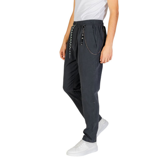 Gianni Lupo Gray Cotton Jeans & Pant Gianni Lupo Light Gray