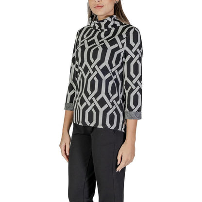 Street One Black Polyester Sweater