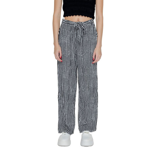 Only Black Viscose Jeans & Pant Only Gray