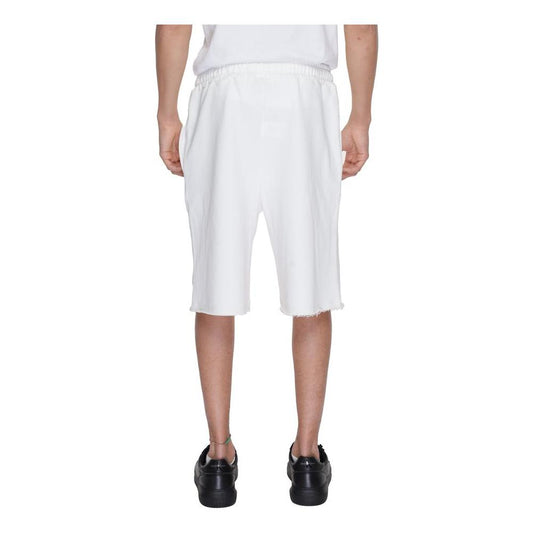 Underclub White Cotton Short Underclub Light Gray