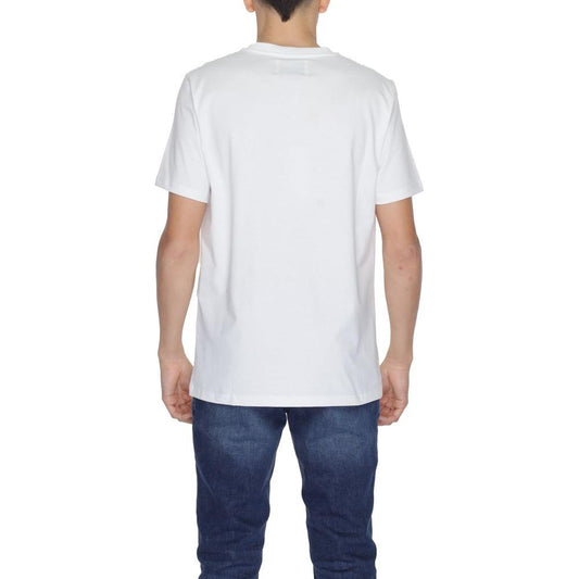Underclub White Cotton T-Shirt Underclub Dark Slate Gray