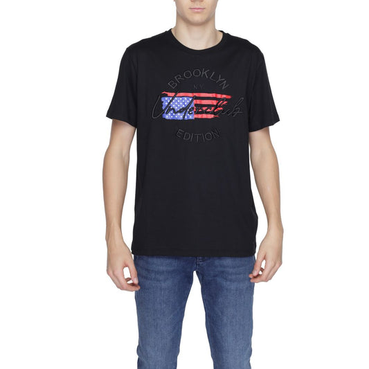 Underclub Black Cotton T-Shirt Underclub Tan