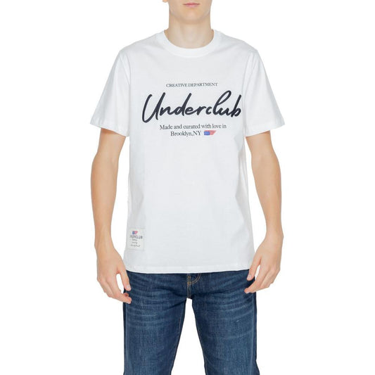 Underclub White Cotton T-Shirt Underclub Dark Slate Gray