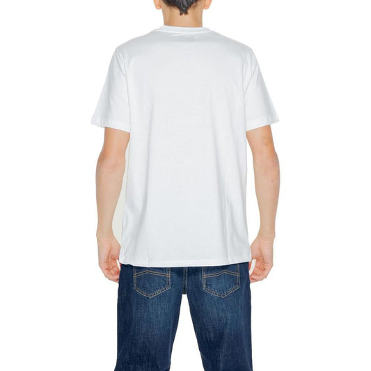 Underclub White Cotton T-Shirt Underclub Dark Slate Gray