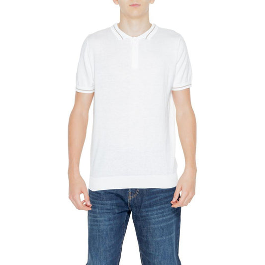 Hamaki-Ho White Cotton T-Shirt Hamaki-Ho Dark Slate Gray