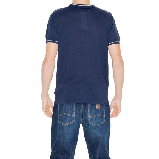 Hamaki-Ho Blue Cotton T-Shirt Hamaki-Ho Dark Slate Gray