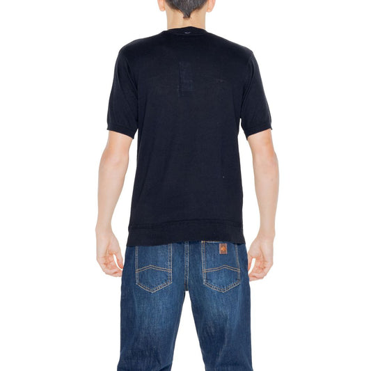 Hamaki-Ho Black Cotton T-Shirt Hamaki-Ho Dark Slate Gray