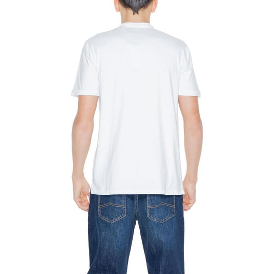 Hamaki-Ho White Cotton T-Shirt Hamaki-Ho Dark Slate Gray