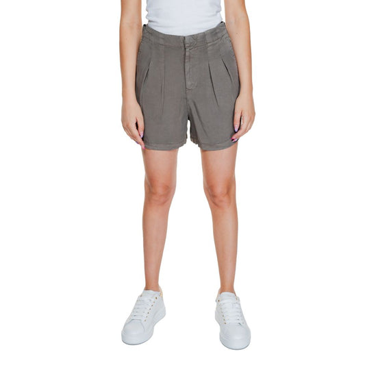 Vero Moda Gray Lyocell Short Vero Moda Rosy Brown