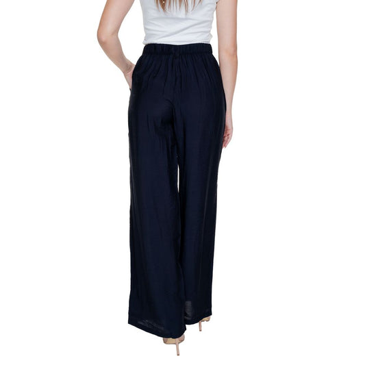 Vero Moda Black Viscose Jeans & Pant Vero Moda Gray