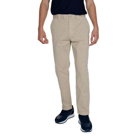 Tommy Hilfiger Jeans Gold Recycled Cotton Jeans & Pant Tommy Hilfiger Jeans Rosy Brown