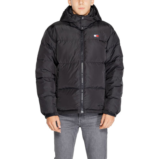 Tommy Hilfiger Jeans Black Recycled Polyester Jacket Tommy Hilfiger Jeans Dark Slate Gray