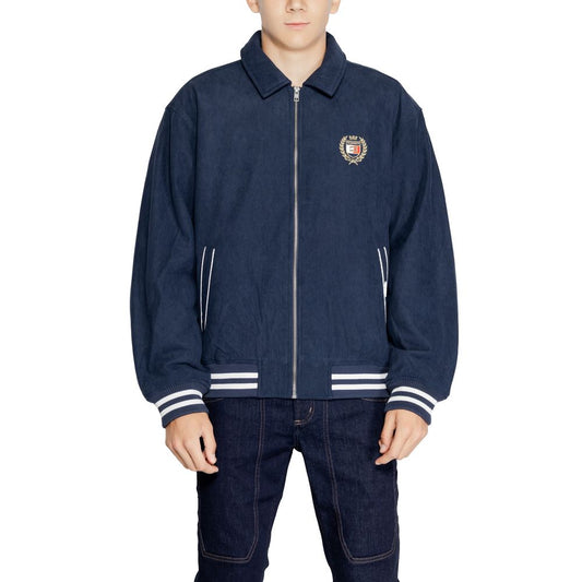Tommy Hilfiger Jeans Blue Recycled Polyester Jacket Tommy Hilfiger Jeans Dark Slate Gray