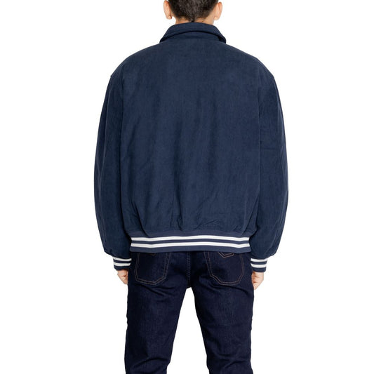 Tommy Hilfiger Jeans Blue Recycled Polyester Jacket Tommy Hilfiger Jeans Dark Slate Gray