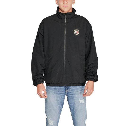 Tommy Hilfiger Jeans Black Recycled Polyester Jacket Tommy Hilfiger Jeans Dark Slate Gray