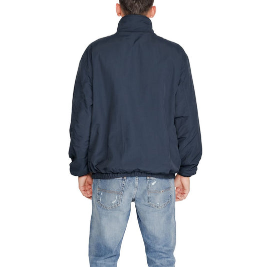 Tommy Hilfiger Jeans Blue Recycled Polyester Jacket Tommy Hilfiger Jeans Dark Slate Gray