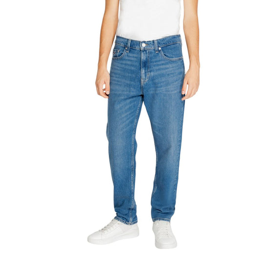 Tommy Hilfiger Jeans Blue Recycled Cotton Jeans & Pant Tommy Hilfiger Jeans Steel Blue