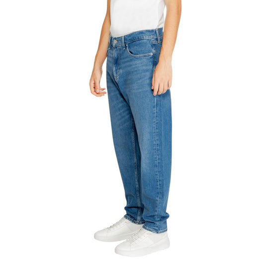 Tommy Hilfiger Jeans Blue Recycled Cotton Jeans & Pant Tommy Hilfiger Jeans Steel Blue